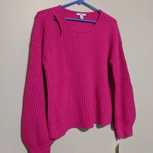 Bar III pink sweater - medium